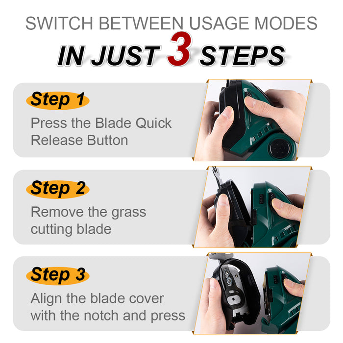 Bolt&Burl™ Cordless 2-in-1 Lawn & Hedge Trimmer